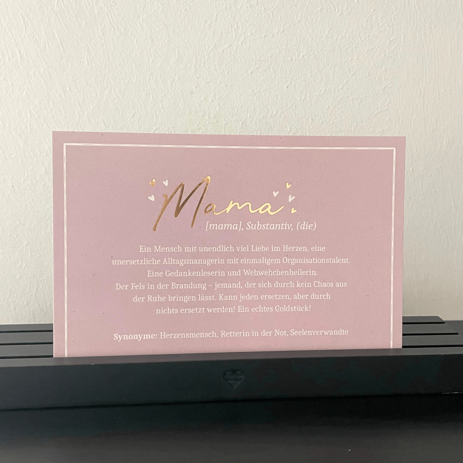 Postkarte „Mama – Ein Mensch mit unendlich viel Liebe,…!“  VintageArt – Bild 4