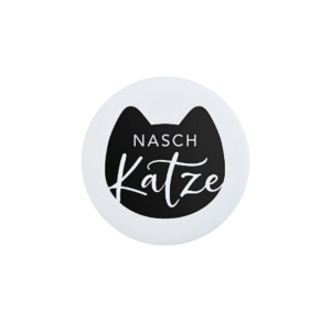 Magnet „Naschkatze“, 32 mm, Heldenglück