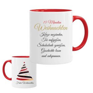 15 Minuten Weihnachten in der Tasse, Weihnachten to go, Alternative zu 15 Minuten Weihnachten in der Tüte