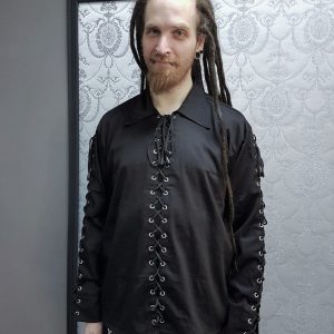 Black Pistol Eyelet Shirt