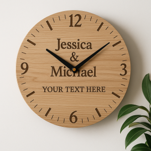 Wanduhren mit Gravur – Zeit mit Stil und Persönlichkeit erleben