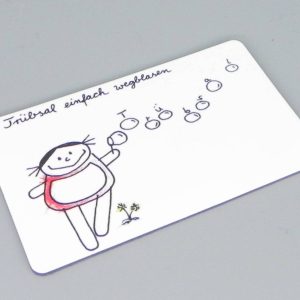 Trübsal wegblasen Magnet zum Trost spenden