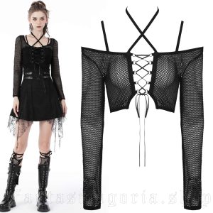 Dark In Love Mesharmor Crop Top