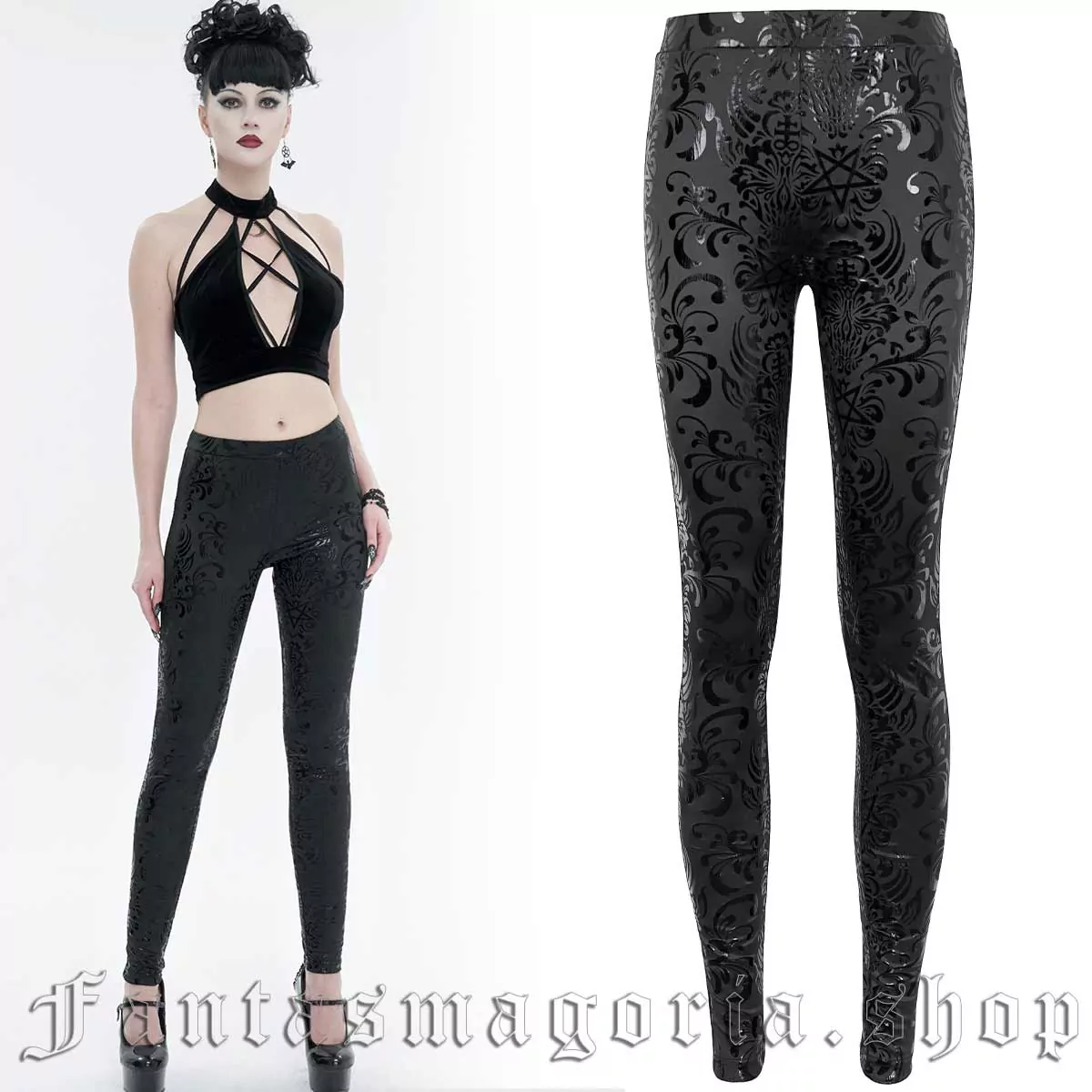 Devil Fashion Dark Renaissance Leggings