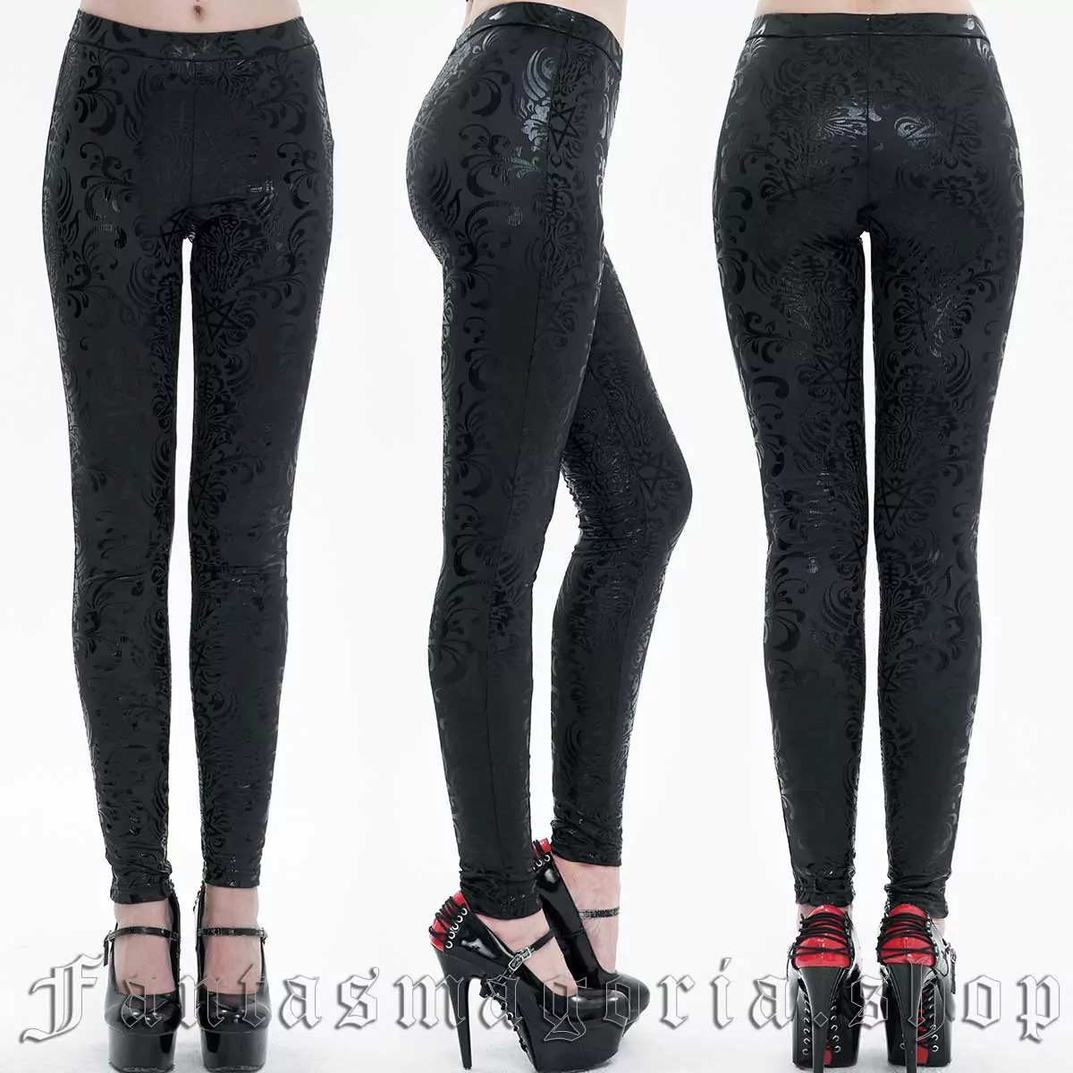 Devil Fashion Dark Renaissance Leggings – Bild 3