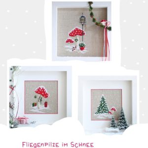 Fliegenpilze im Schnee