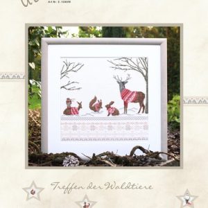 Treffen der Waldtiere – Stickanleitung