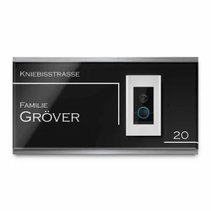 Ring Elite Türschild mit Gravur aus hochwertigem Acrylglas