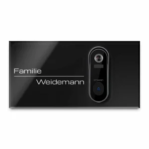 Graviertes Funkklingelschild für die Tmezon Smart Home Klingel