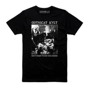 Gothicat Kvlt Feed your Demons T-Shirt