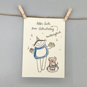 nachträglicher Geburtstagsgruß für Frauen