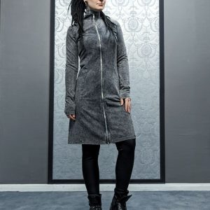 Astaria Grey Longsleeve Dress