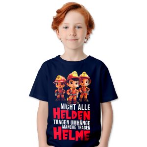 Kinder T-Shirt „Helme“ Navy
