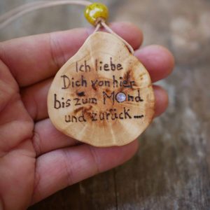 Baumperlenkette Mondstein