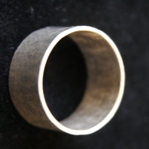 Einfach nur schlichter Designer Ring Reifen 925er Silber Handarbeit 10 mm breit