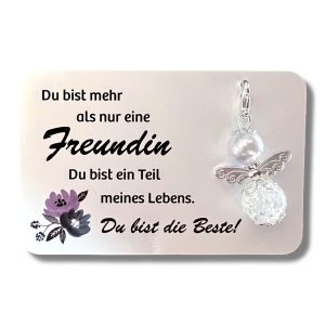 Kärtchen mit Schutzengel Du bist mehr als nur eine Freundin