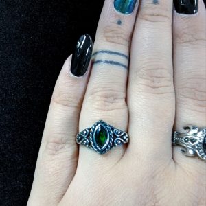 Ring Navette Viridis