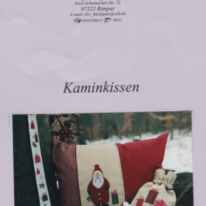 Kaminkissen – Stickanleitung
