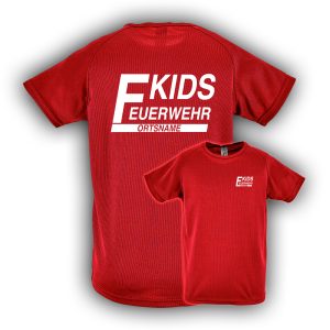Kinder-Sportshirt KF Rot