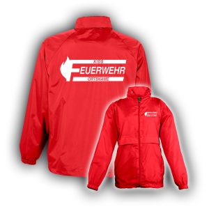 Kinder-Windjacke KF Rot