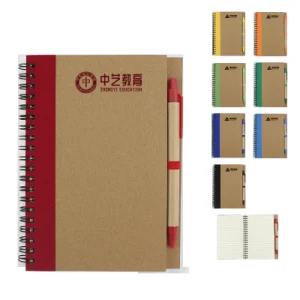 Exklusives Kundengeschenk – Holznotizbuch mit Logo