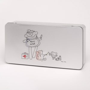 Hausapotheke Hausarzt, Erste Hilfe Metalldose