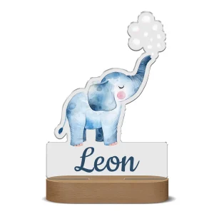 Kinder Lampe mit Elefant als dimmbares Nachtlicht