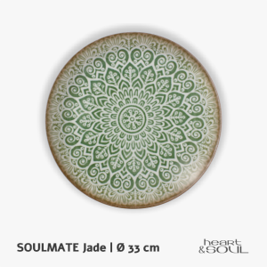 Pizzateller Jade Ø 33 cm | Großer Coup Teller für Pizza, Gastronomie & Pizzeria