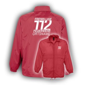 Windjacke FF Rot