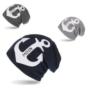 City-Beanie “Moin” Anker Mütze Maritim