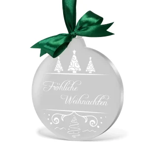 Weihnachtsanhänger mit Gravur aus Acrylglas